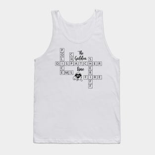 Cute 911 Police Dispatcher for Sheriff Call Takers Tank Top